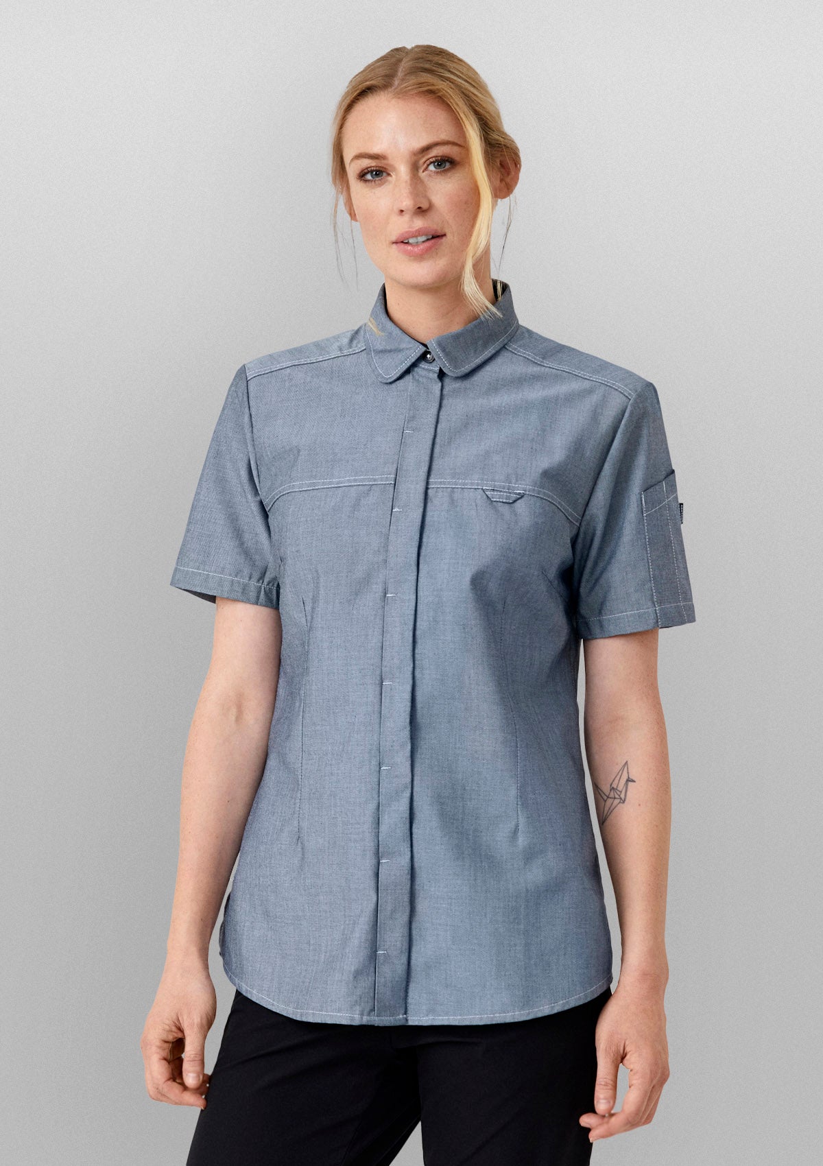 Women's Service Shirt Modern Fit Short Sleeves