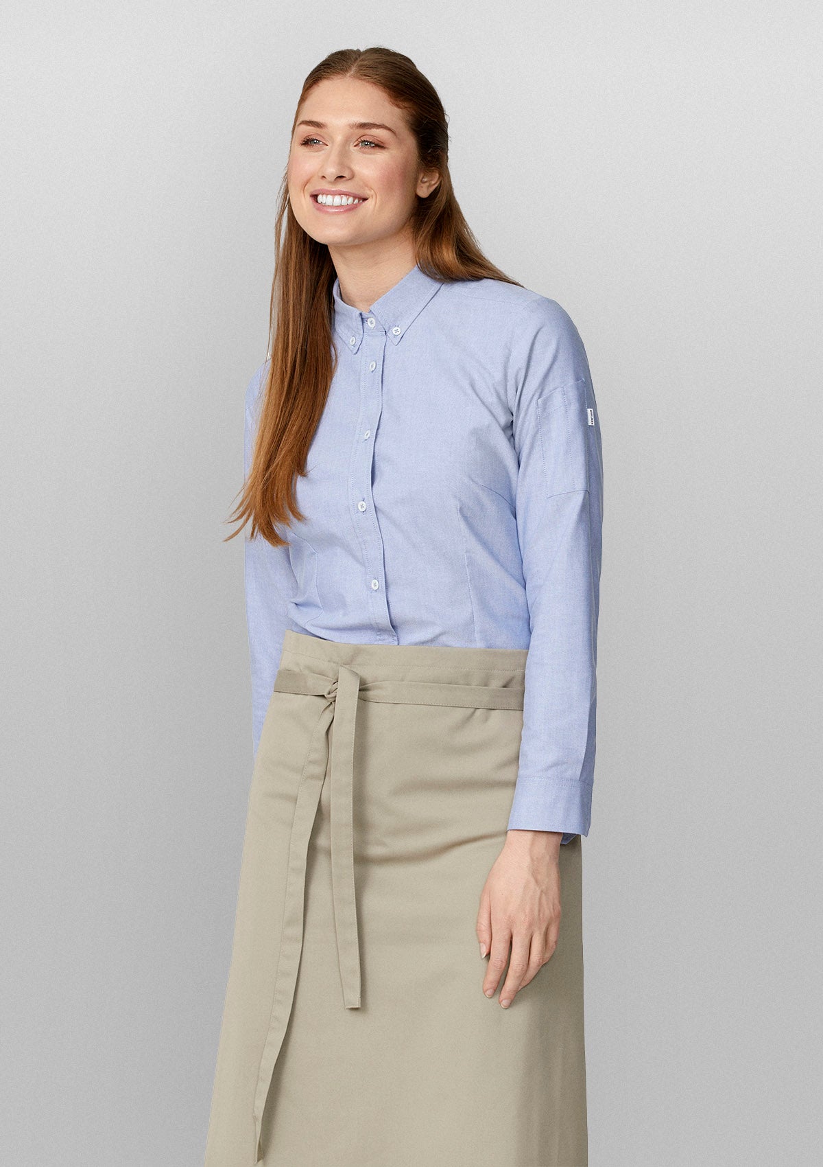 Oxford Women's Service Shirt Button Down Long Sleeves