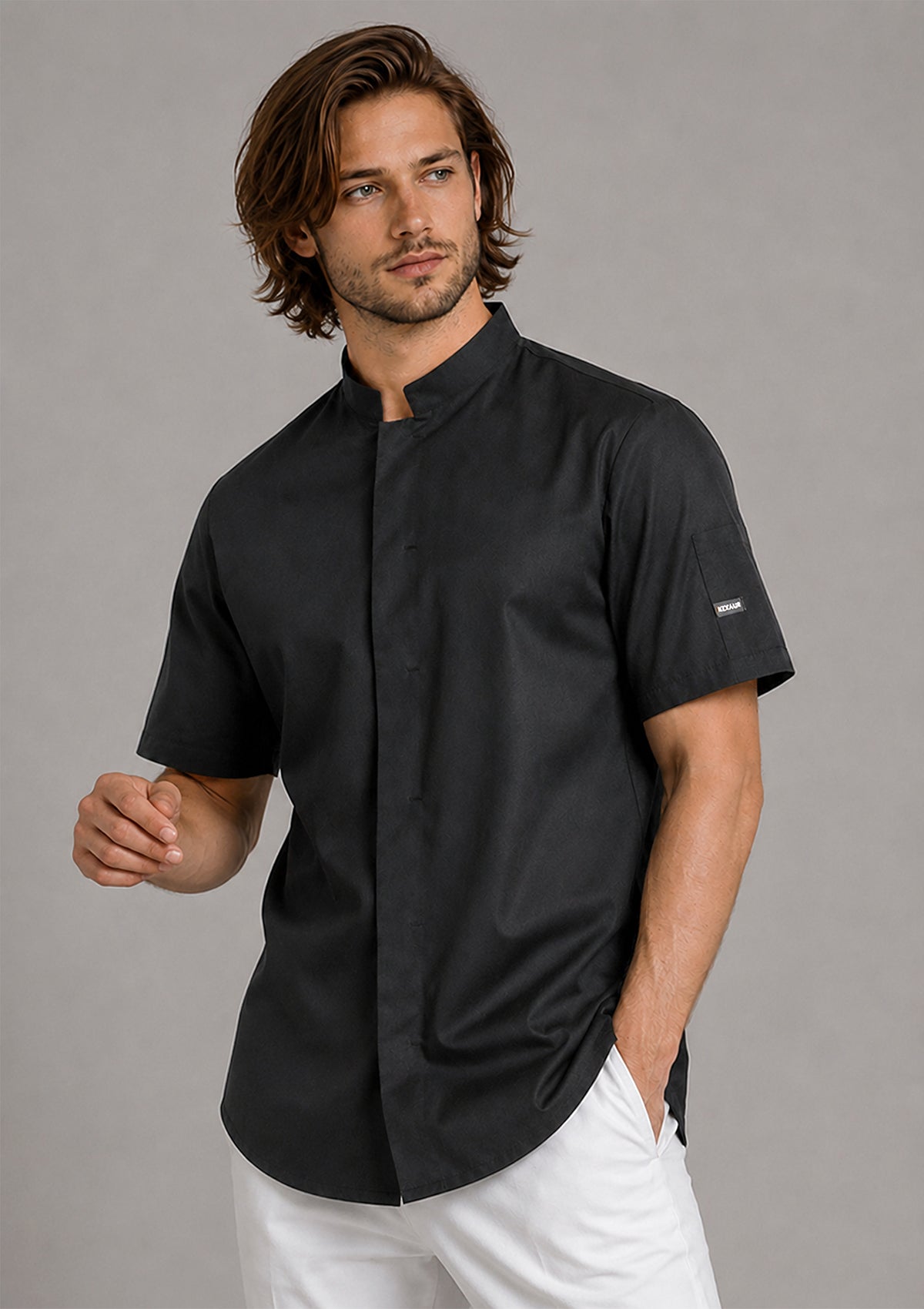 Menu Chef/Service Jacket Short Sleeves Unisex