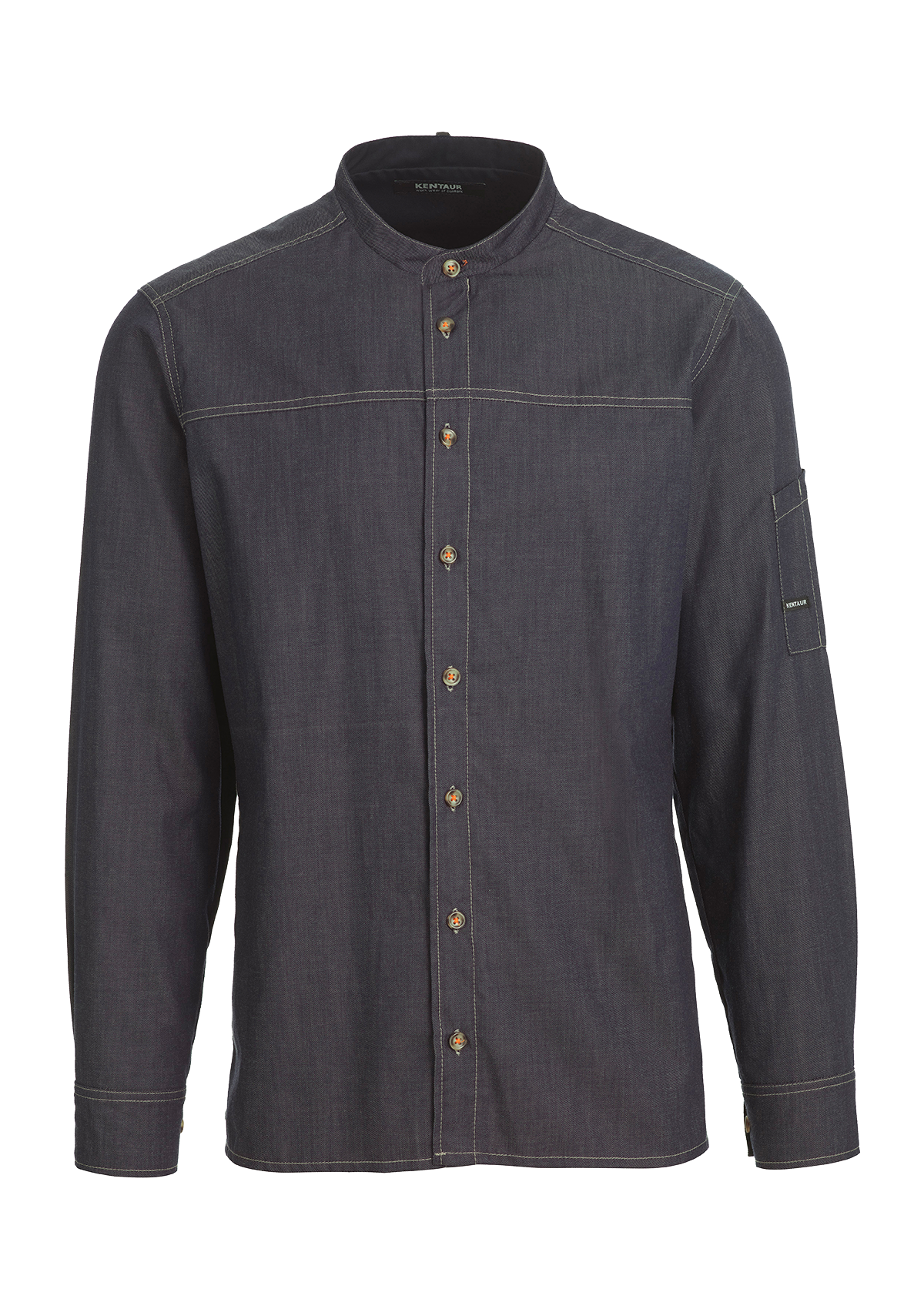 Chef & Service Shirt with Contrast Thread Long Sleeves Unisex