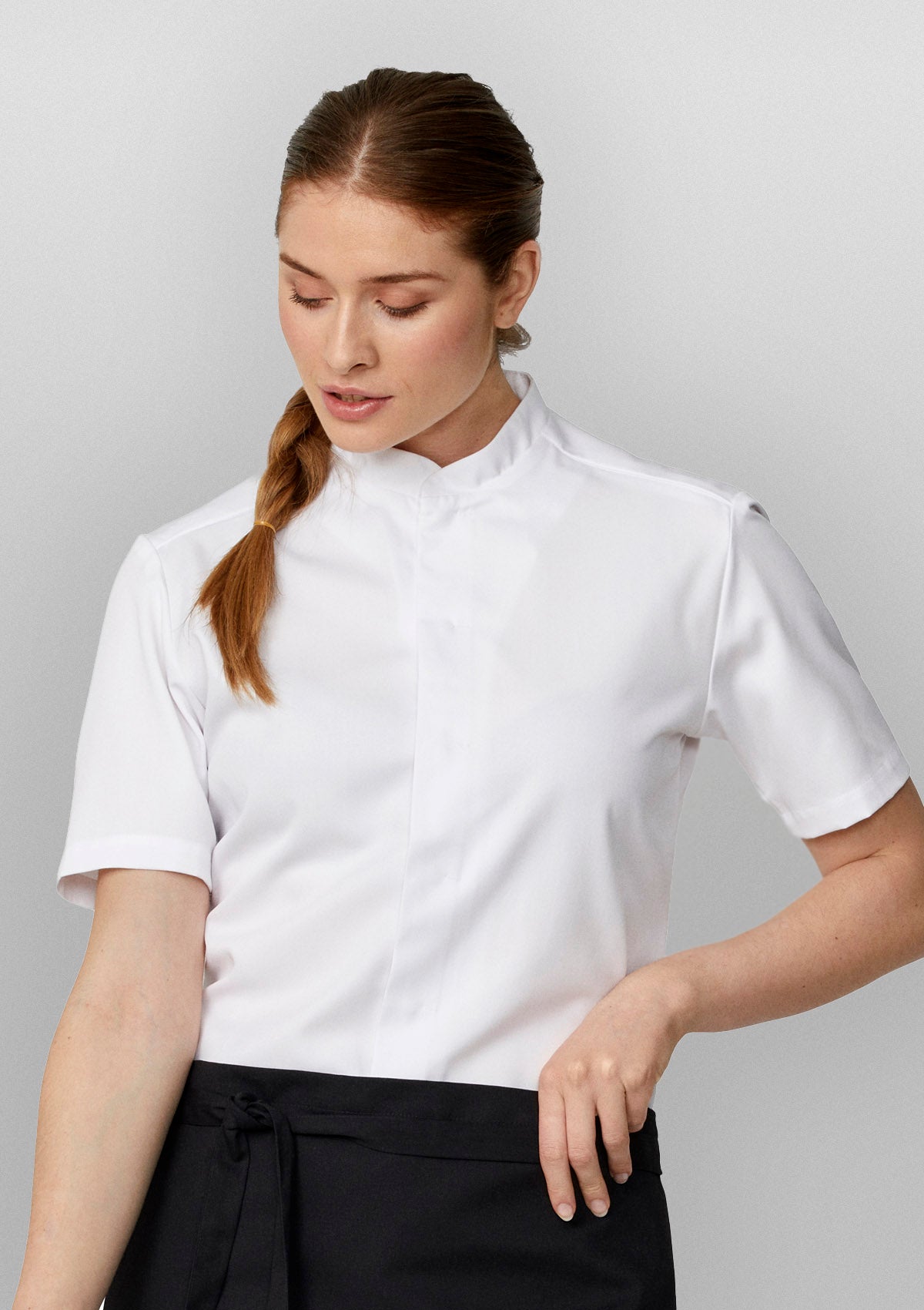 Chef Shirt With TENCEL™ Lyocell Short Sleeves Unisex