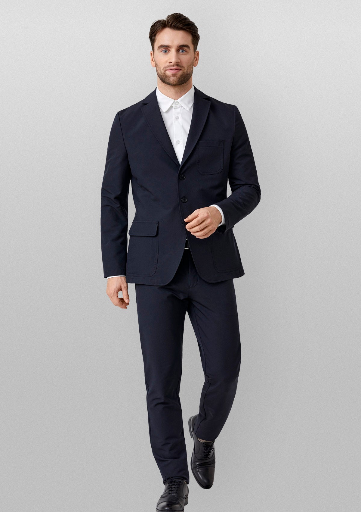 Men's Suit Pants 4-way-stretch Normal Length