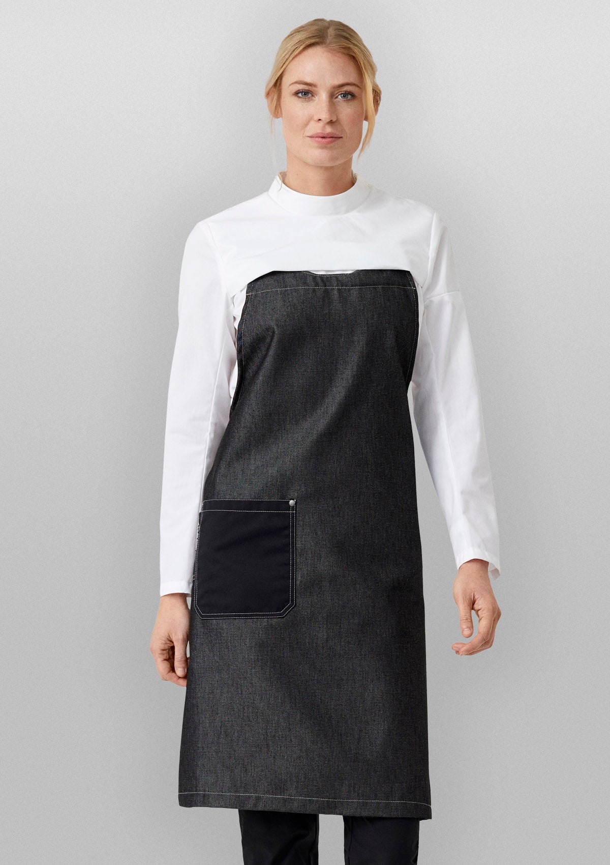 Raw Snap-on Apron with Pockets Unisex