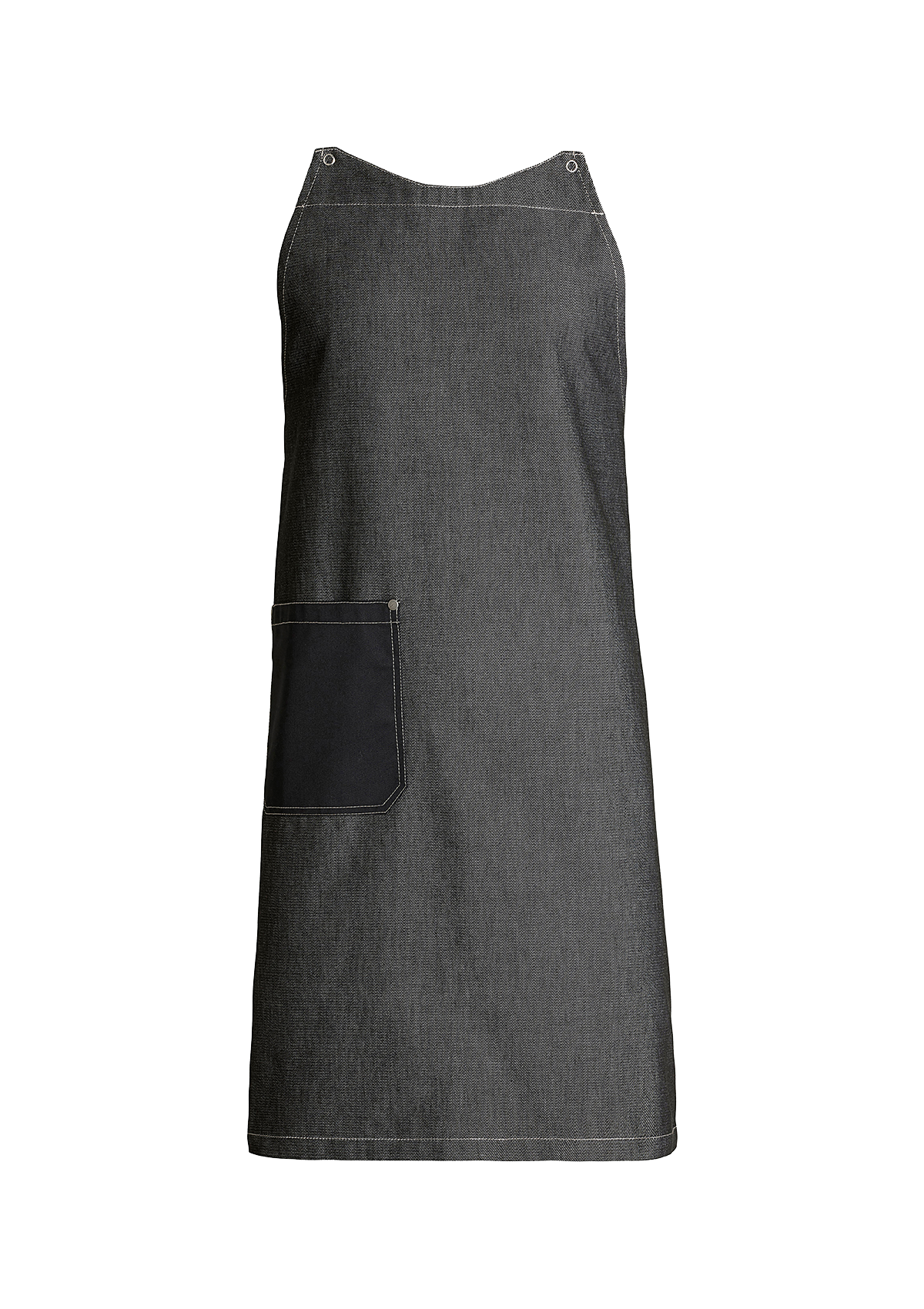 Raw Snap-on Apron with Pockets Unisex