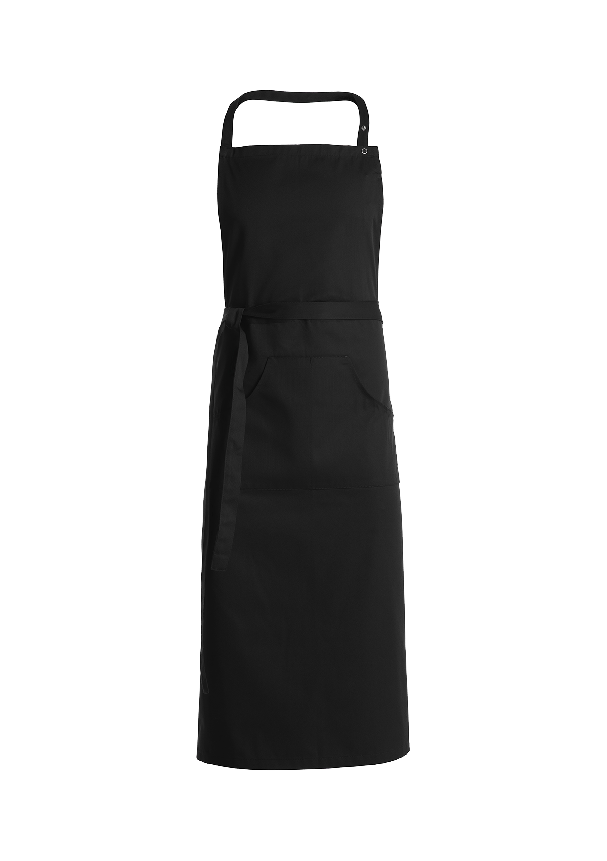 Bib Apron with Kangaroo Pocket Unisex