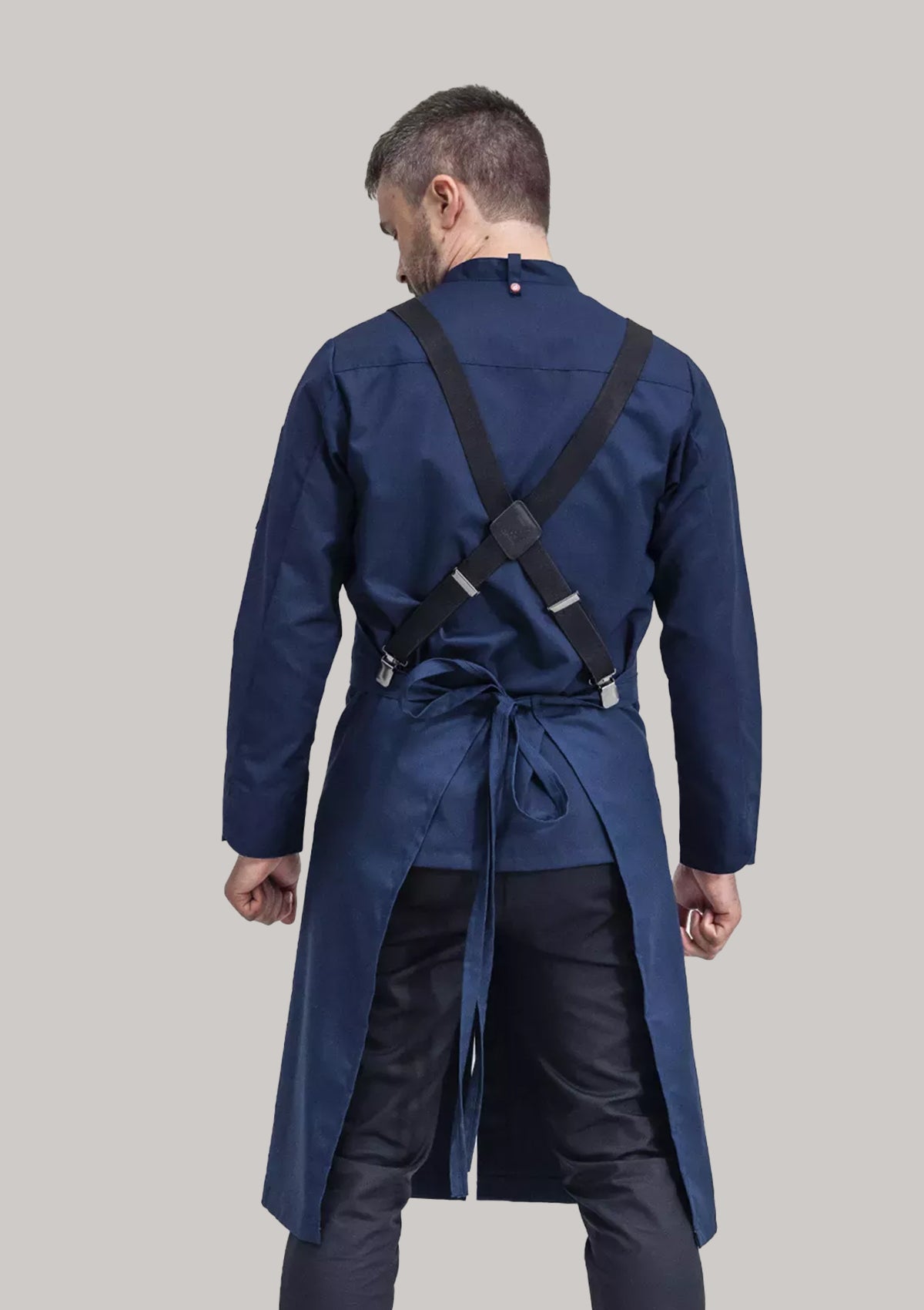 Elasticated suspenders with crocodile clips