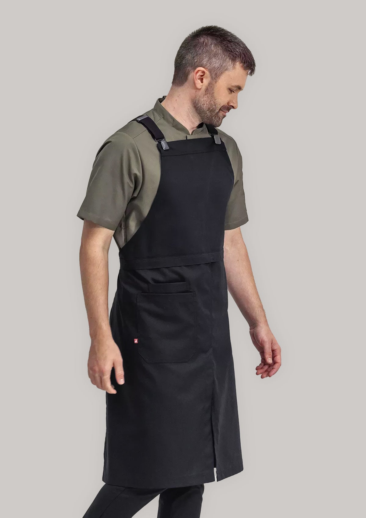 2-in-1 Apron Canvas With Suspenders