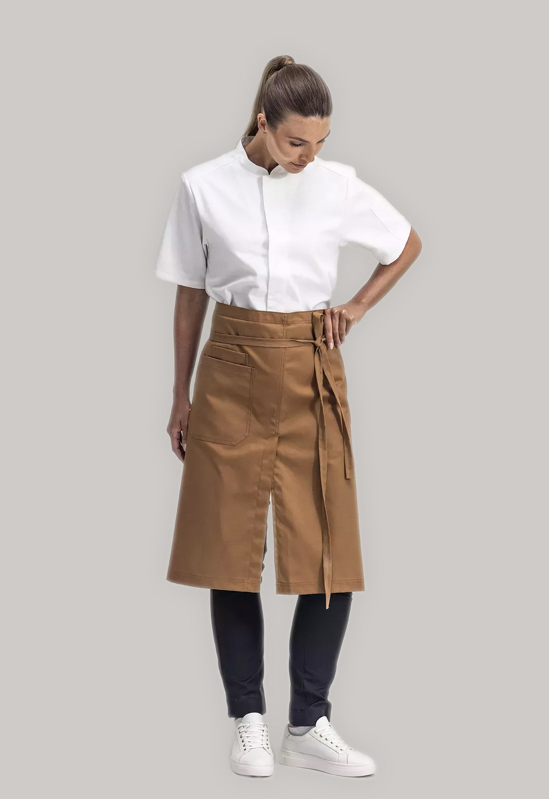 2-in-1 Apron Canvas With Suspenders