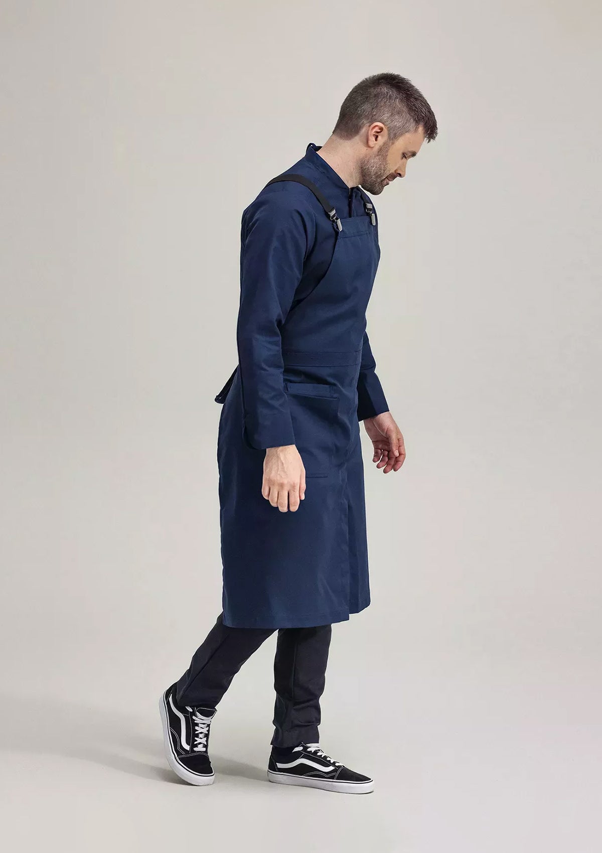 2-in-1 Apron Canvas With Suspenders