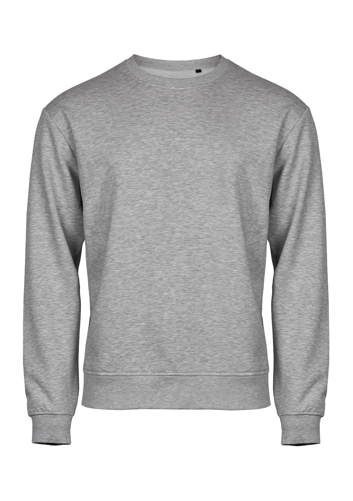 Classic Sweatshirt with Ribbed Neck