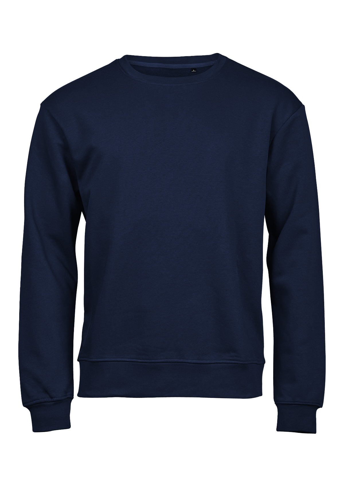 Classic Sweatshirt with Ribbed Neck