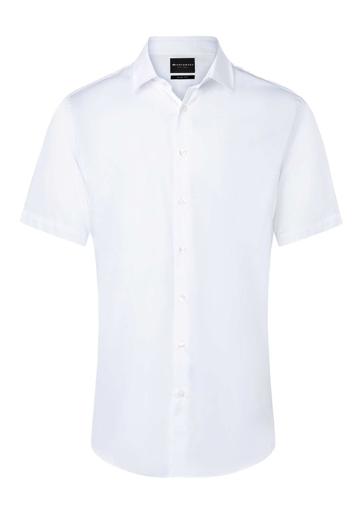 Men's Shirt Active-Stretch Short Sleeves Slim-Fit