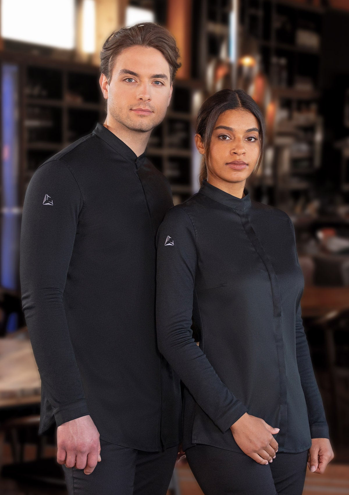 Long-sleeved Men's Chef Jacket DIAMOND CUT® Avantgarde