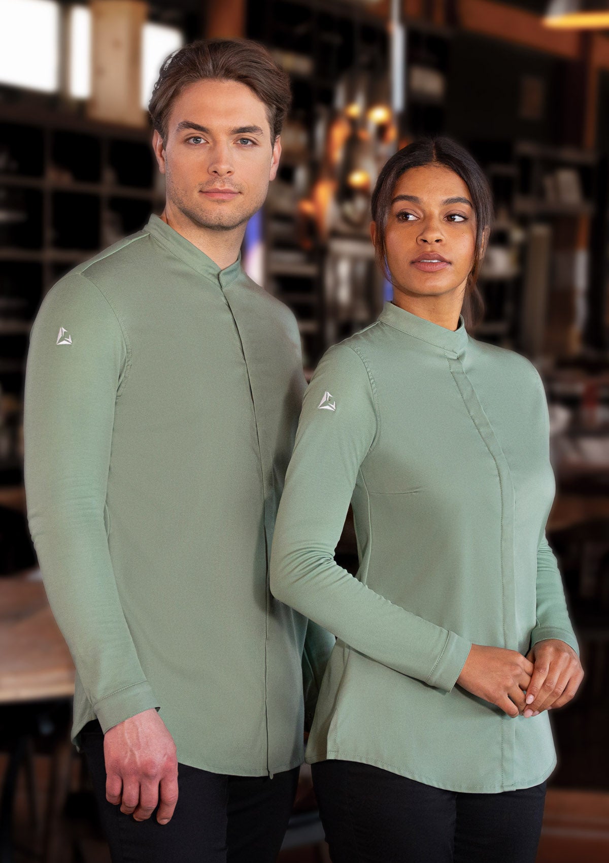 Long-sleeved Men's Chef Jacket DIAMOND CUT® Avantgarde
