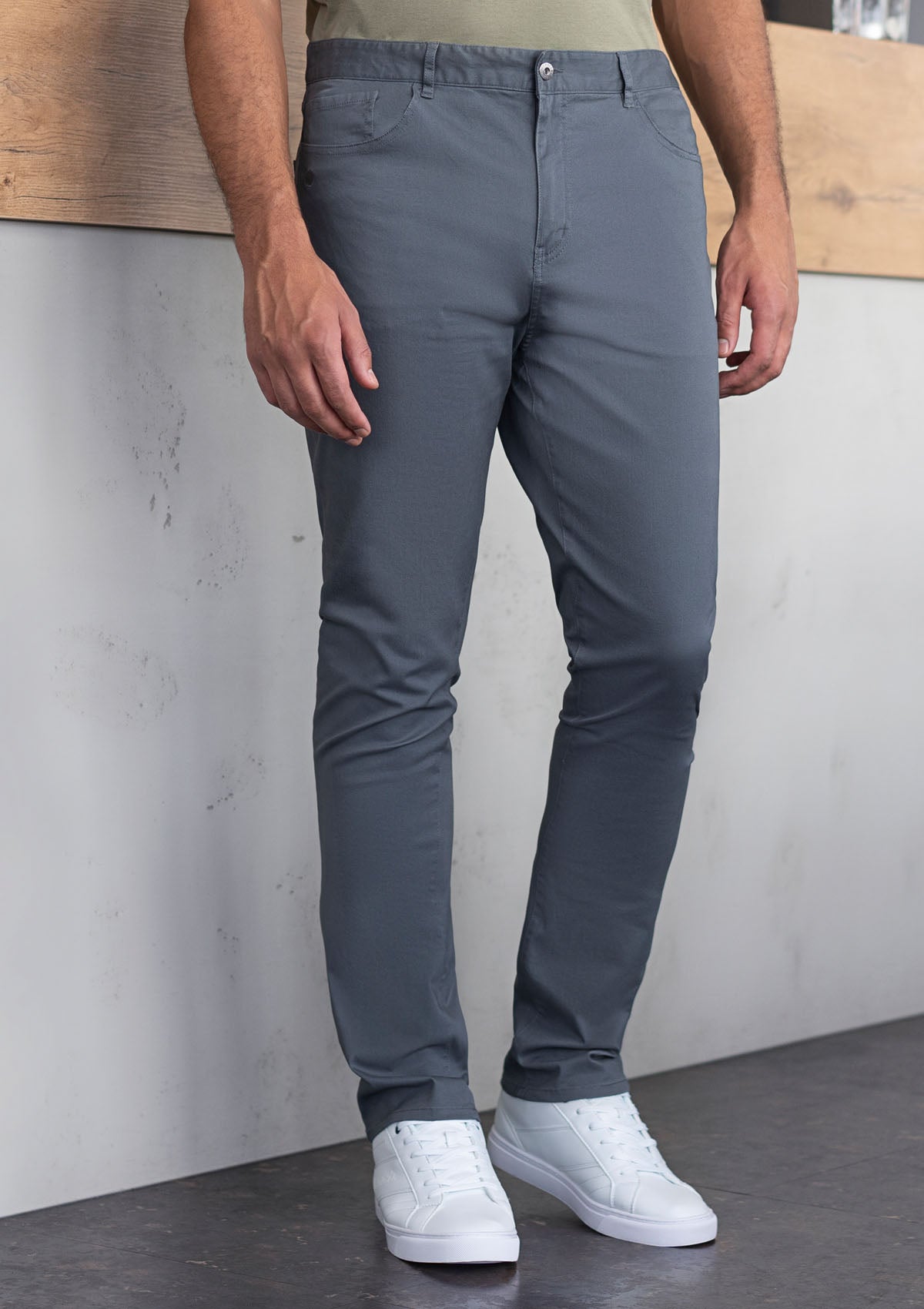 Men's 5-Pocket Trousers - Anthracite