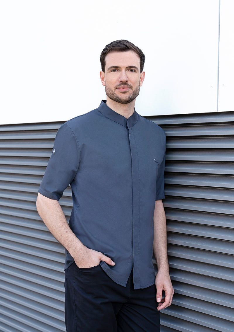 Short-Sleeve Chef Jacket Modern-Touch