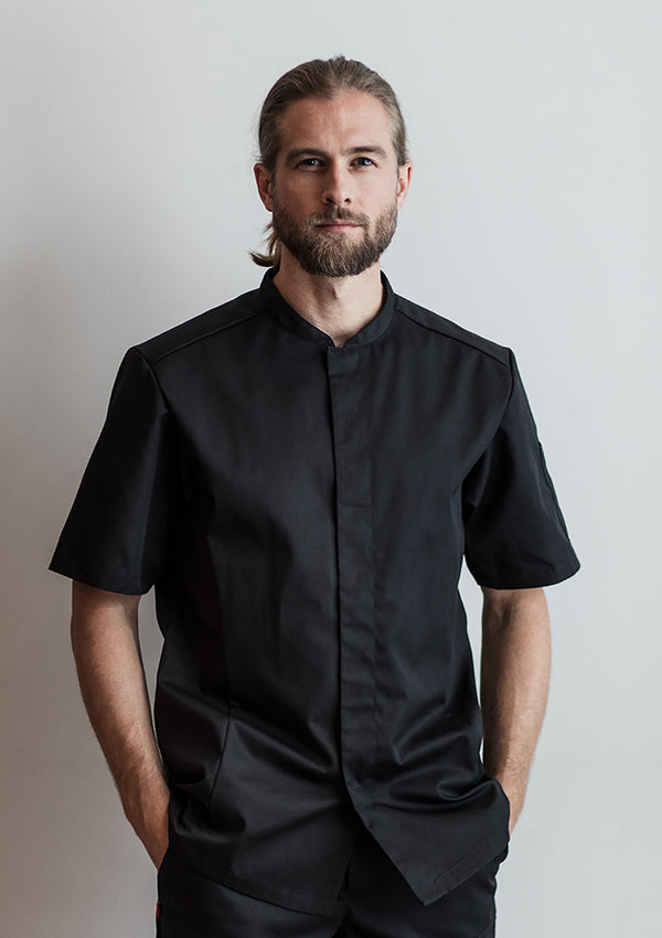 Unisex Chef's Shirt in Low-environmental Impact Stretch Fabric