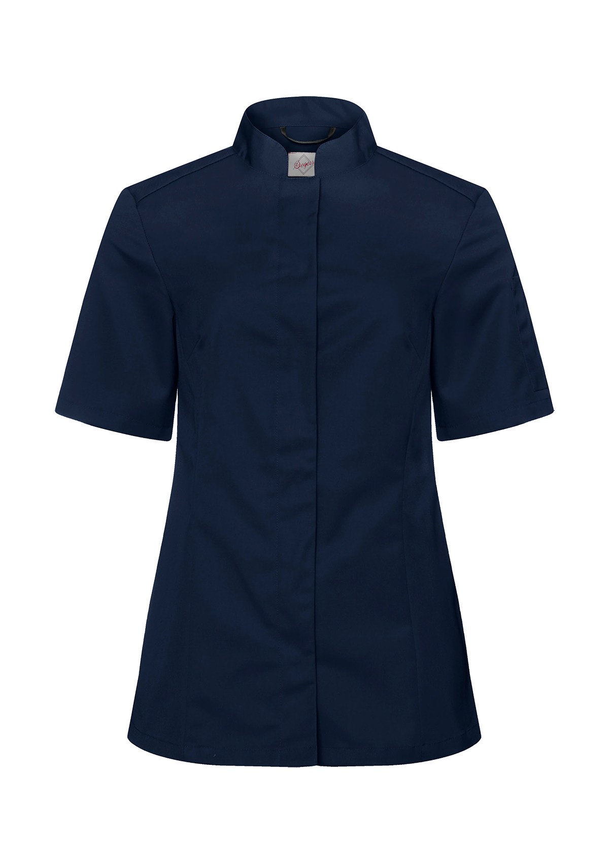 Women's Chef Shirt in slim-fit with short sleeves. Segers | Cookniche