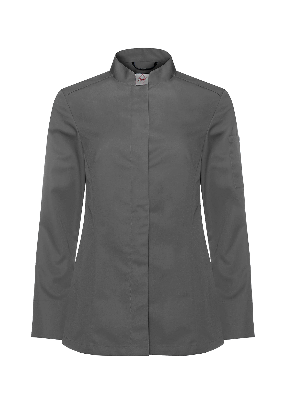 Women's Chef jacket in slim-fit with long sleeves. Segers | Cookniche