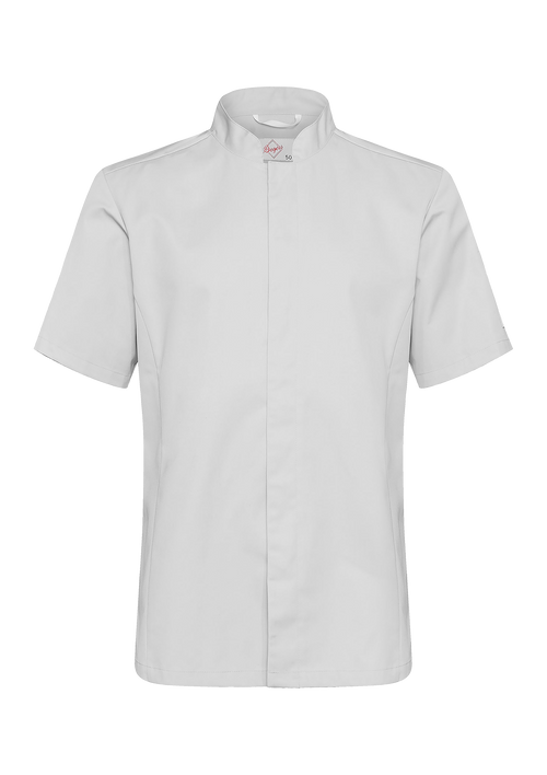 Chef Shirt Slim-Fit & Short-Sleeved With Pen Pocket For Men - Segers