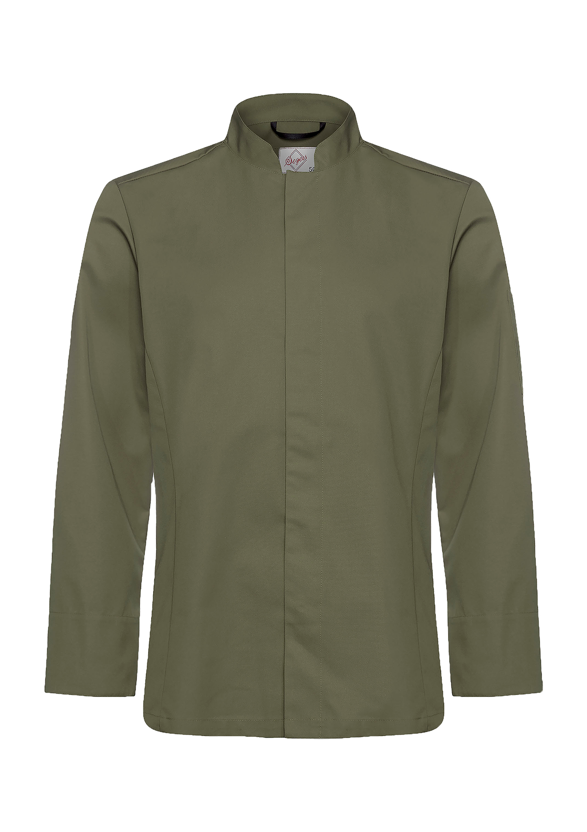 Men's chef jacket in slim-fit with long sleeves for men. Segers | Cookniche