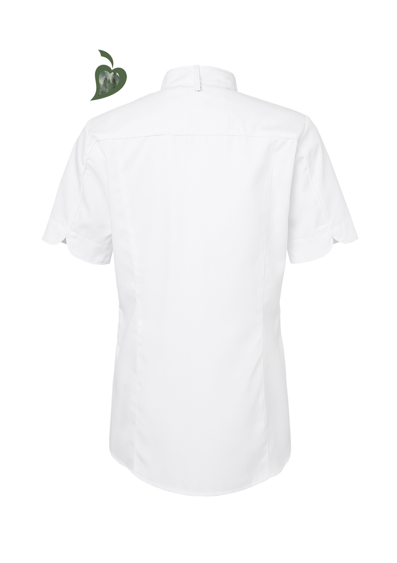 Women's chef shirt in slim-fit with long sleeves. Segers | Cookniche