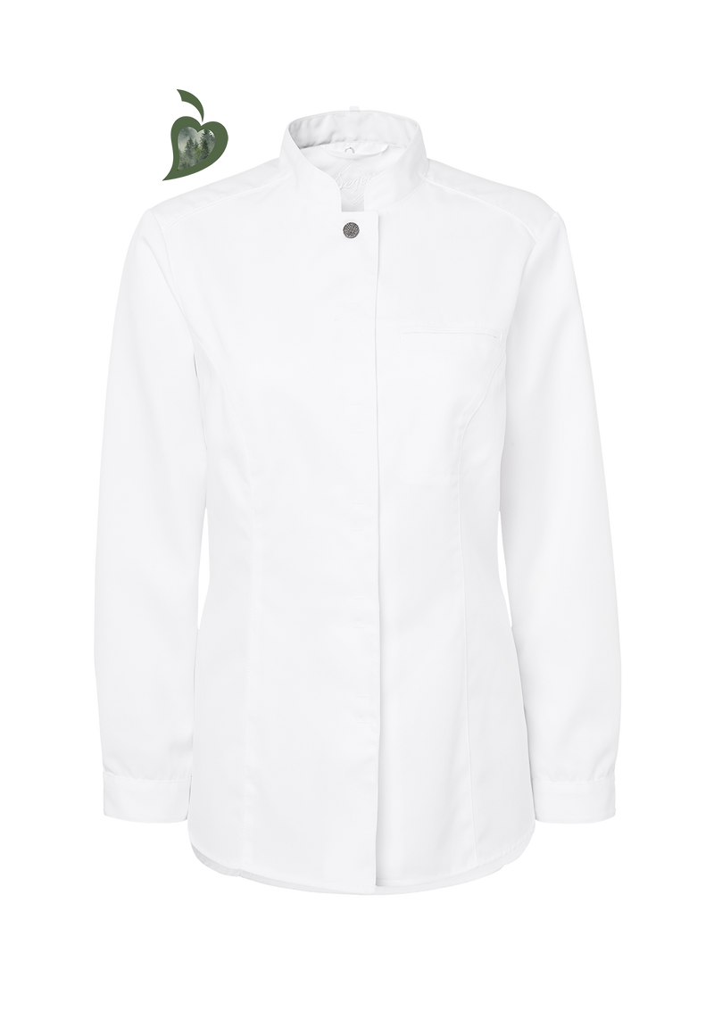Women's Chef Shirt in Slim-Fit with Long Sleeves. Segers | Cookniche