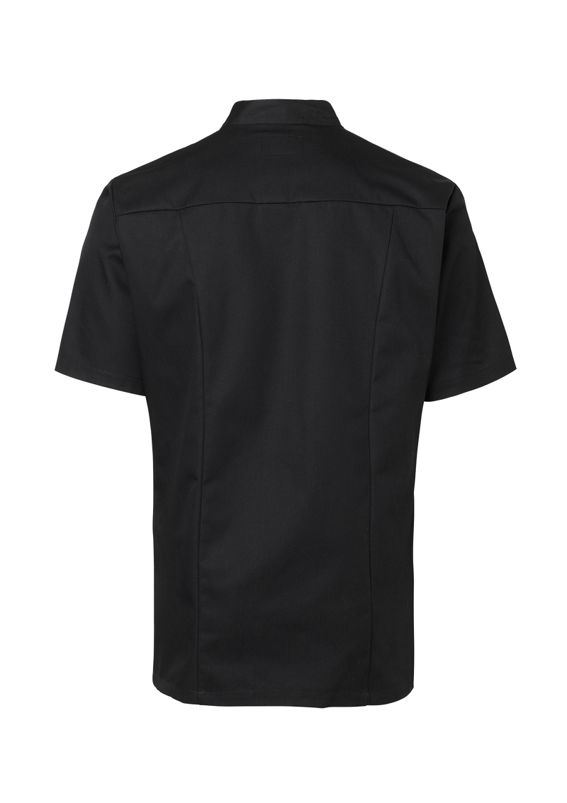 Men's Chef shirt in slimmer fit with short sleeves. Segers | Cookniche