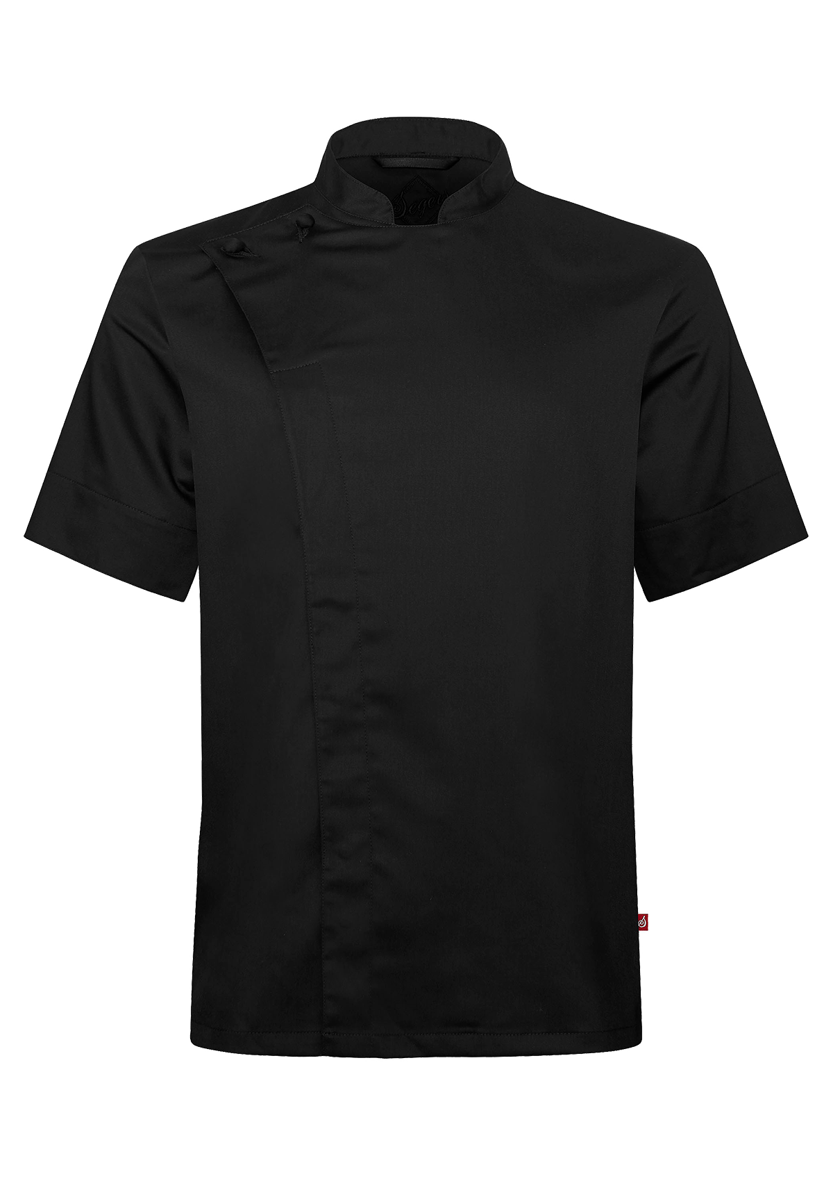 Unisex Chef's jacket in stretch with short sleeves. Segers | Cookniche
