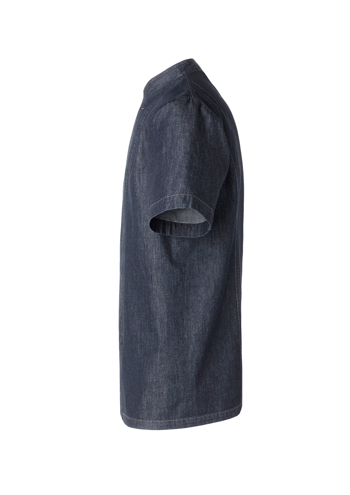 Men's Chef jacket in denim with short sleeves. Segers | Cookniche