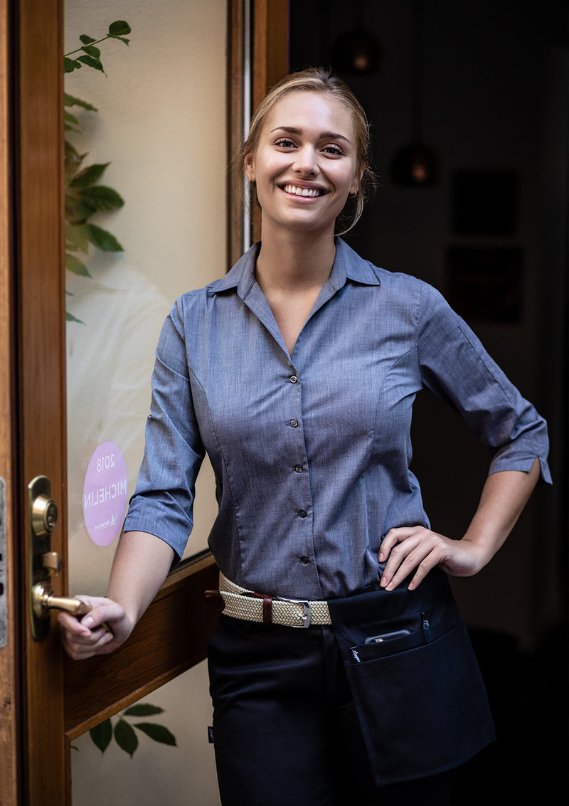 Women's blouse with three-quarter sleeves. Segers | Cookniche