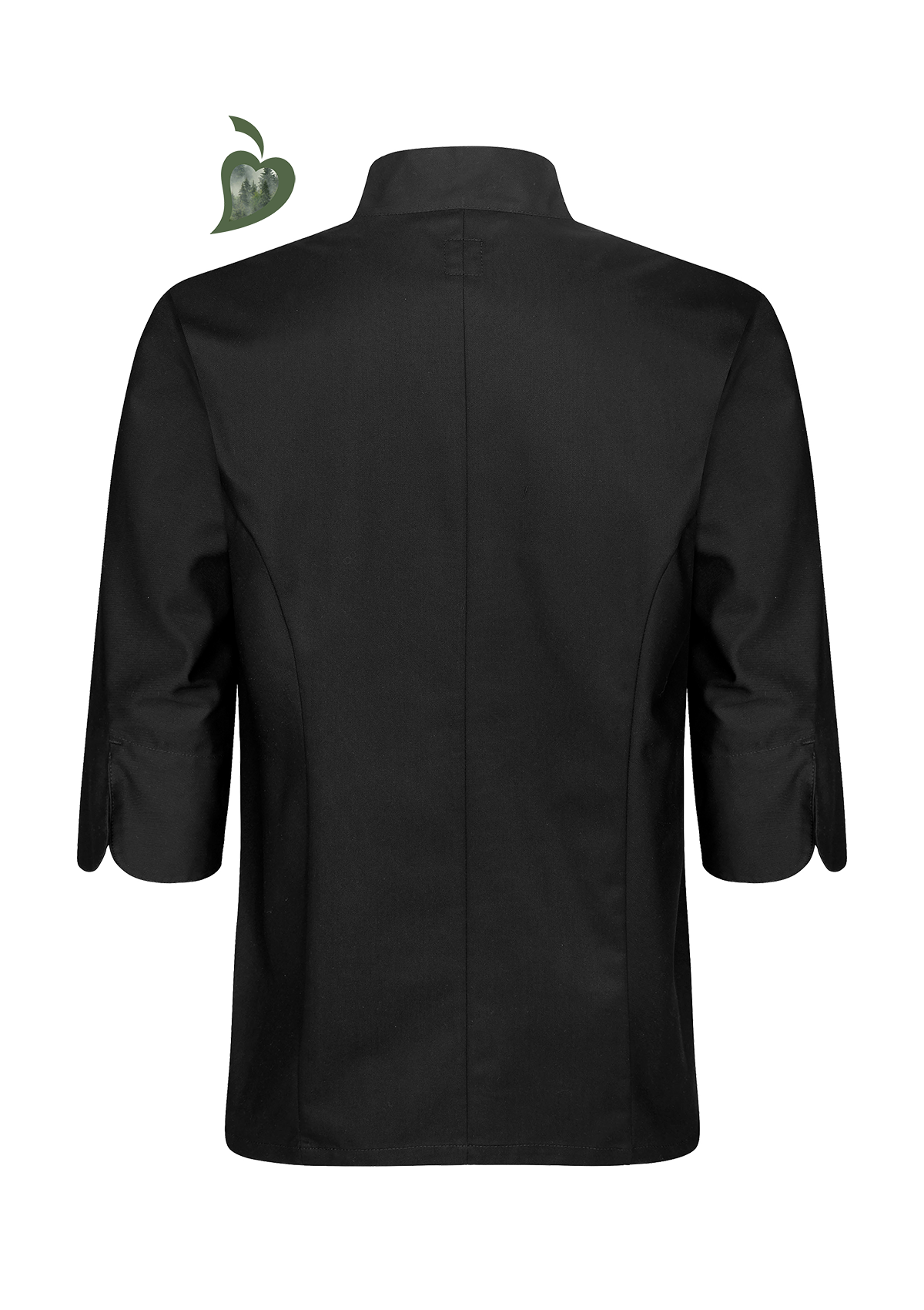 Unisex Chef's shirt Atacac with three-quarter sleeves. Segers | Cookniche