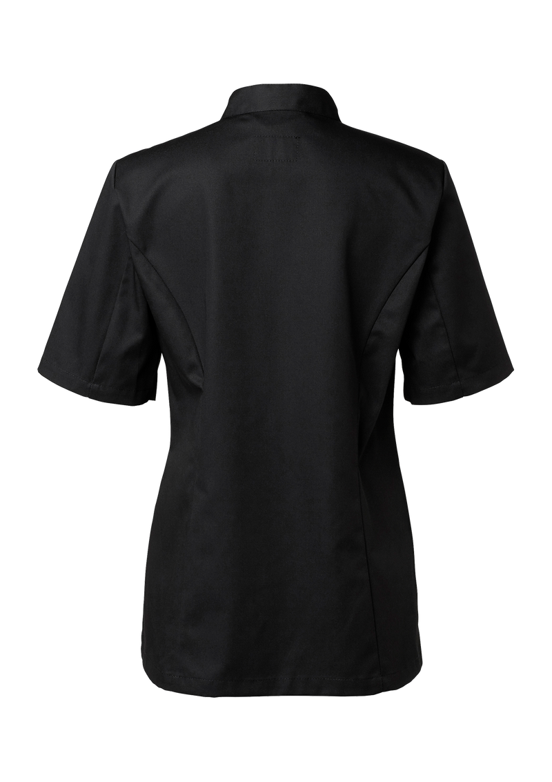 Women's Chef's jacket in Classic cut with bust darts and short sleeves. Segers | Cookniche