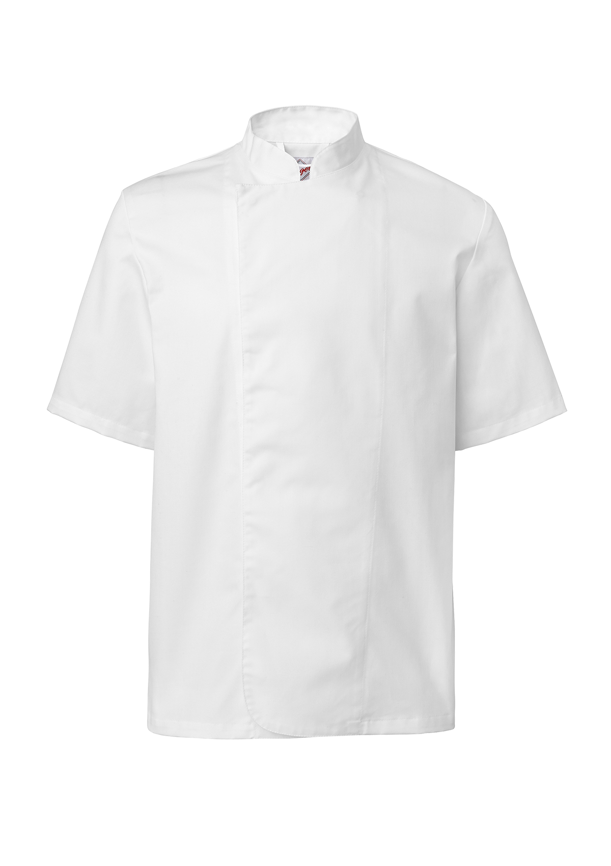 Men's chef jacket in classic straight cut with short sleeves. Segers | Cookniche