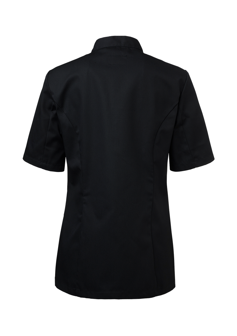 Women's Chef's jacket in classic cut with short sleeves. Segers | Cookniche