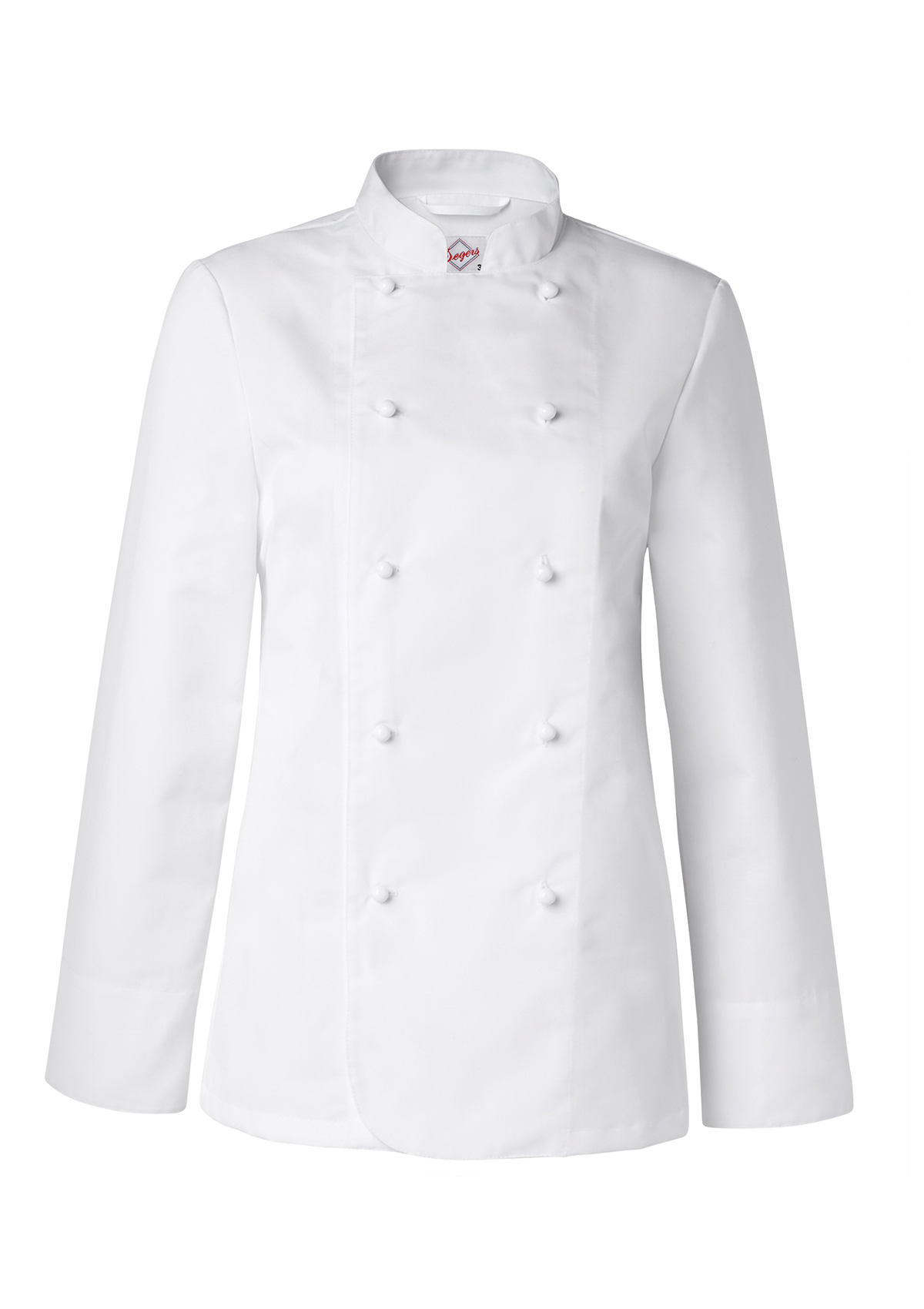 Women's Chef jacket in Classic cut and slightly waisted with long sleeves. Segers | Cookniche