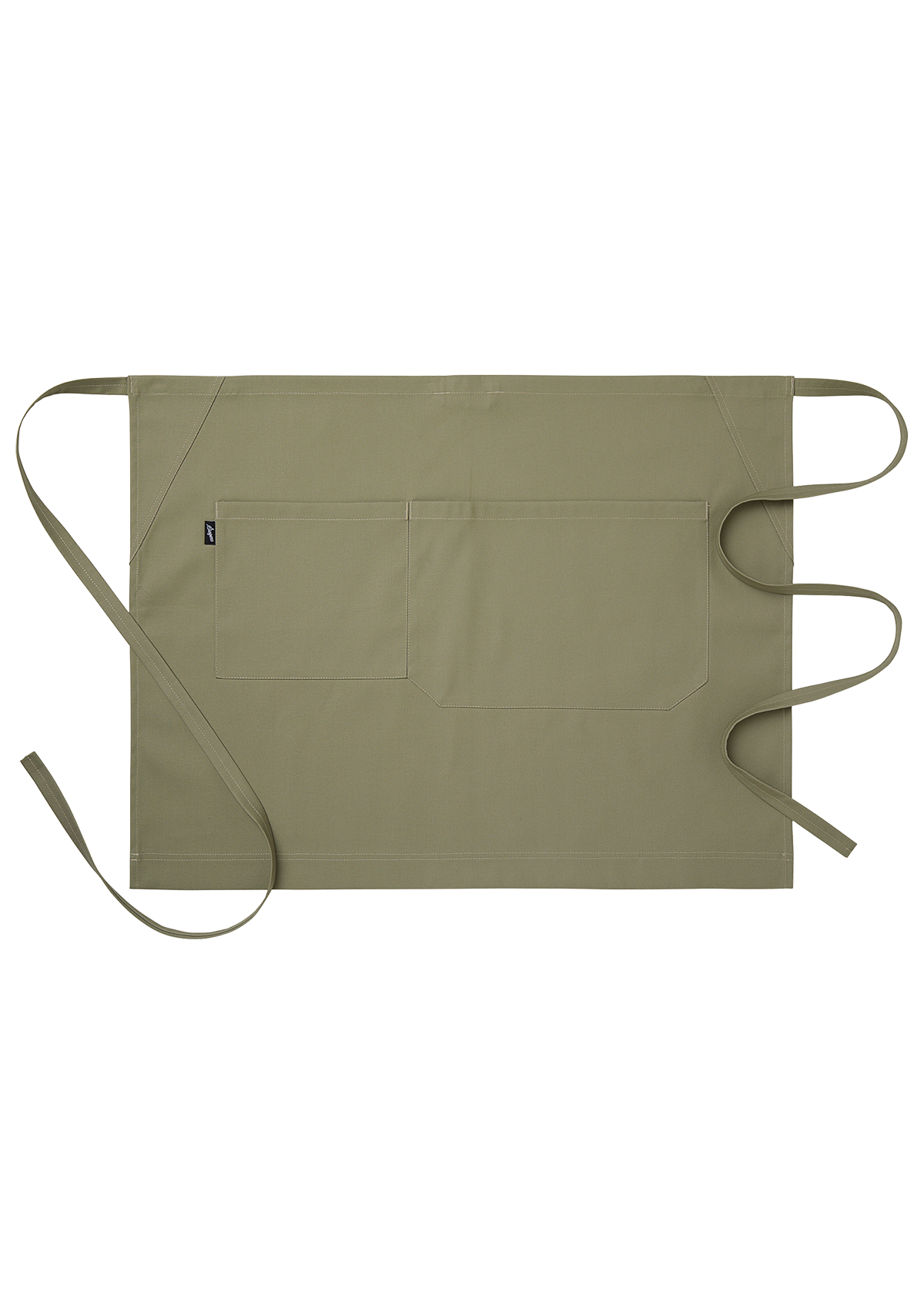 Unisex waist apron with side and inside pockets. Segers | Cookniche