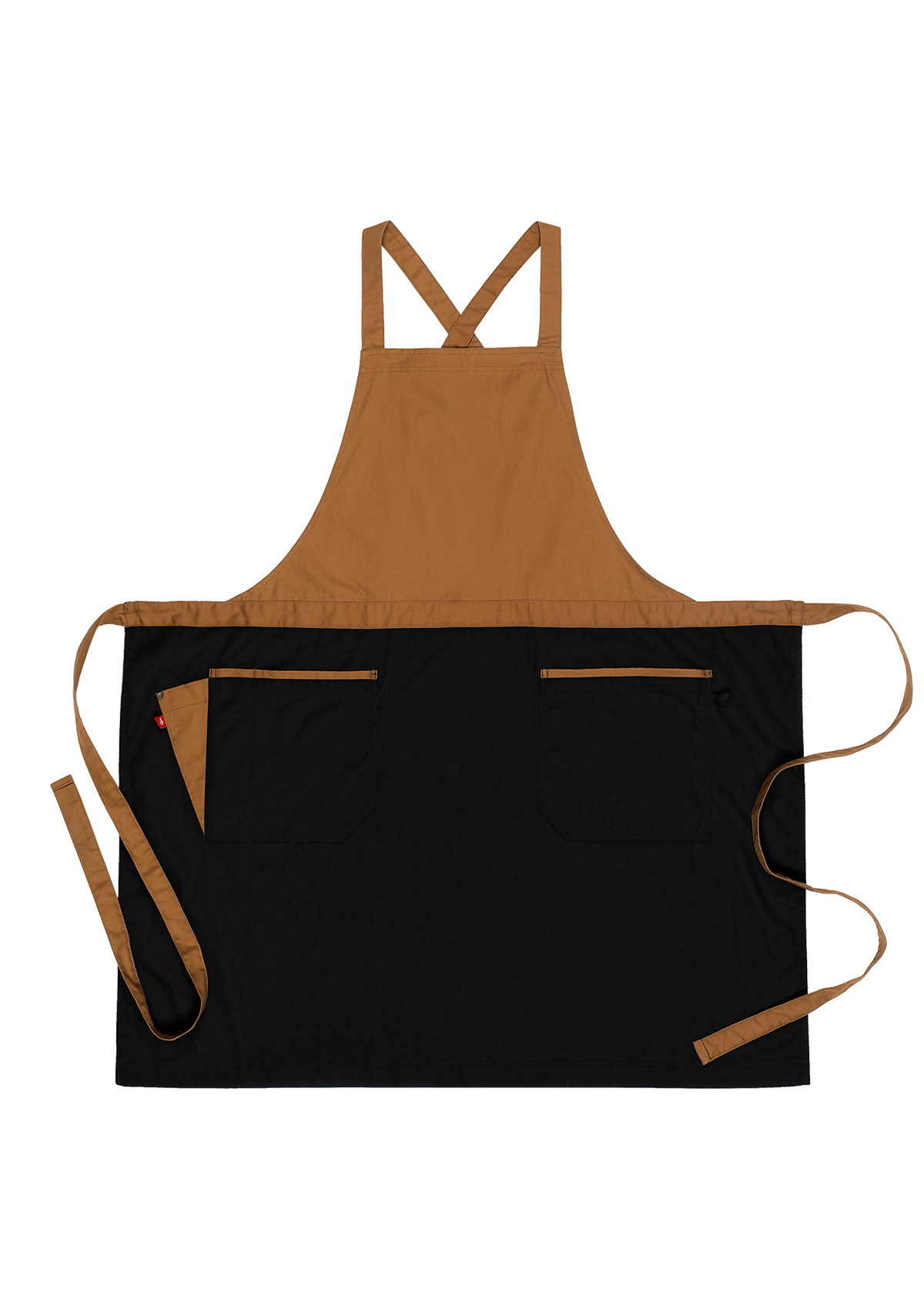 Unisex two-color bib apron. Segers | Cookniche