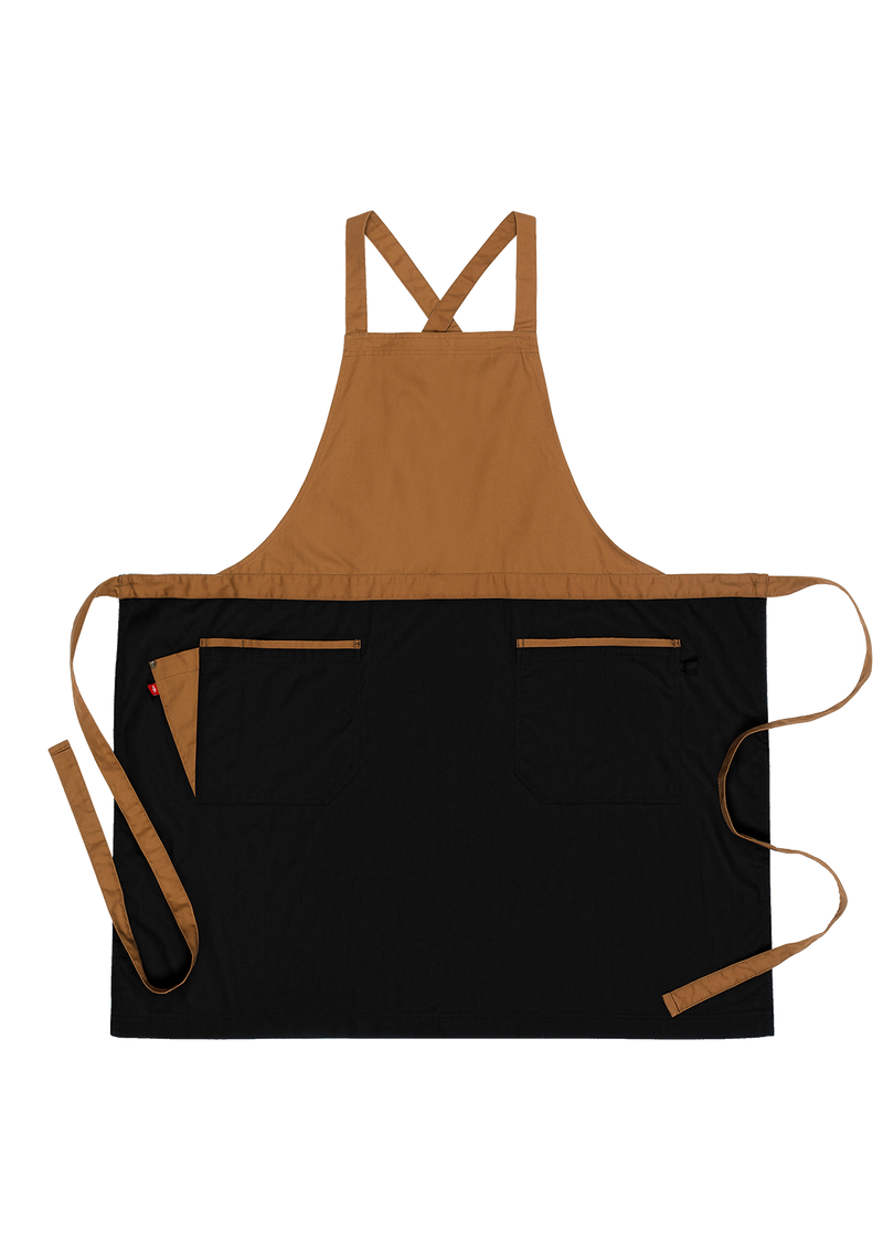 Unisex two-color bib apron. Segers | Cookniche