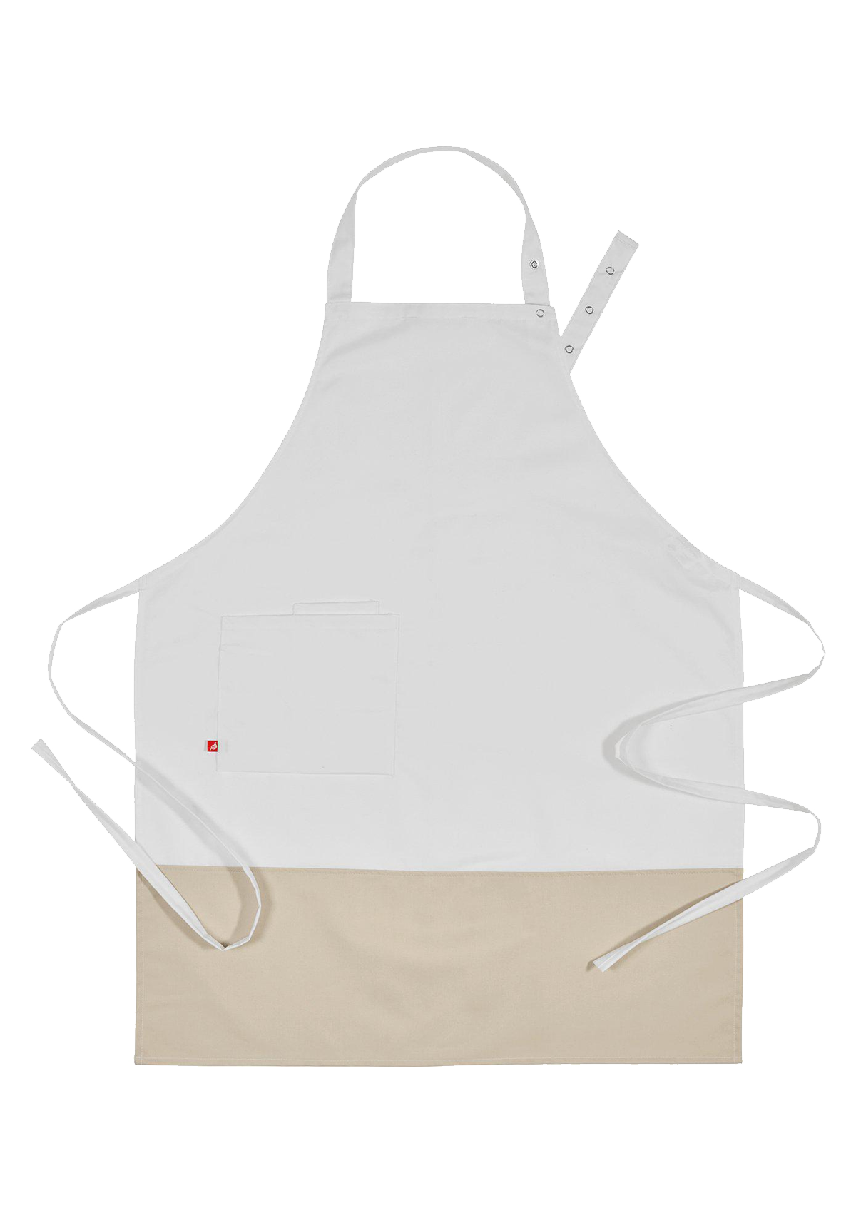 Block-Printed Bib apron