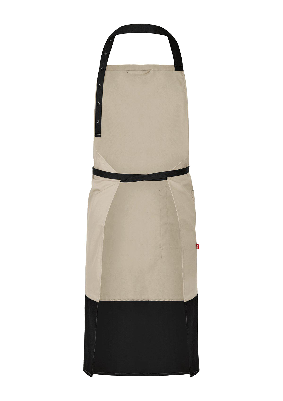 Bib Apron Unisex Block-Printed