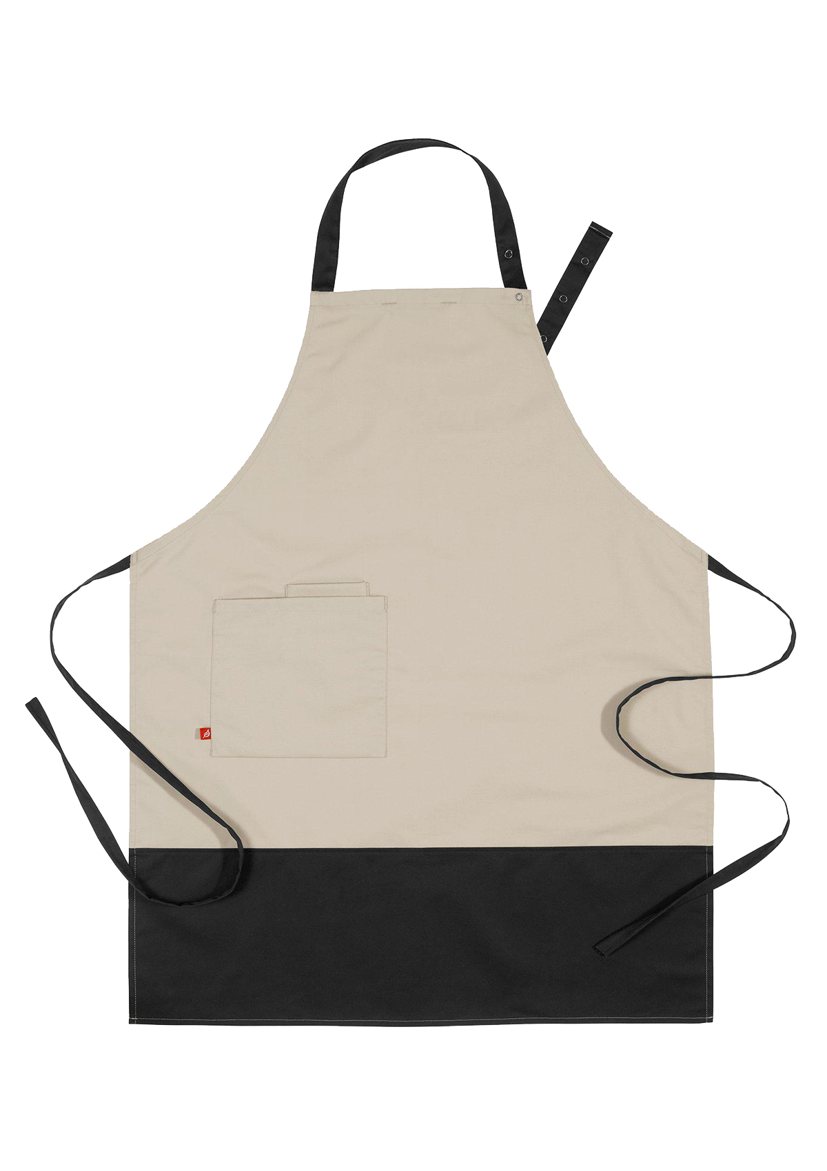 Block-Printed Bib apron