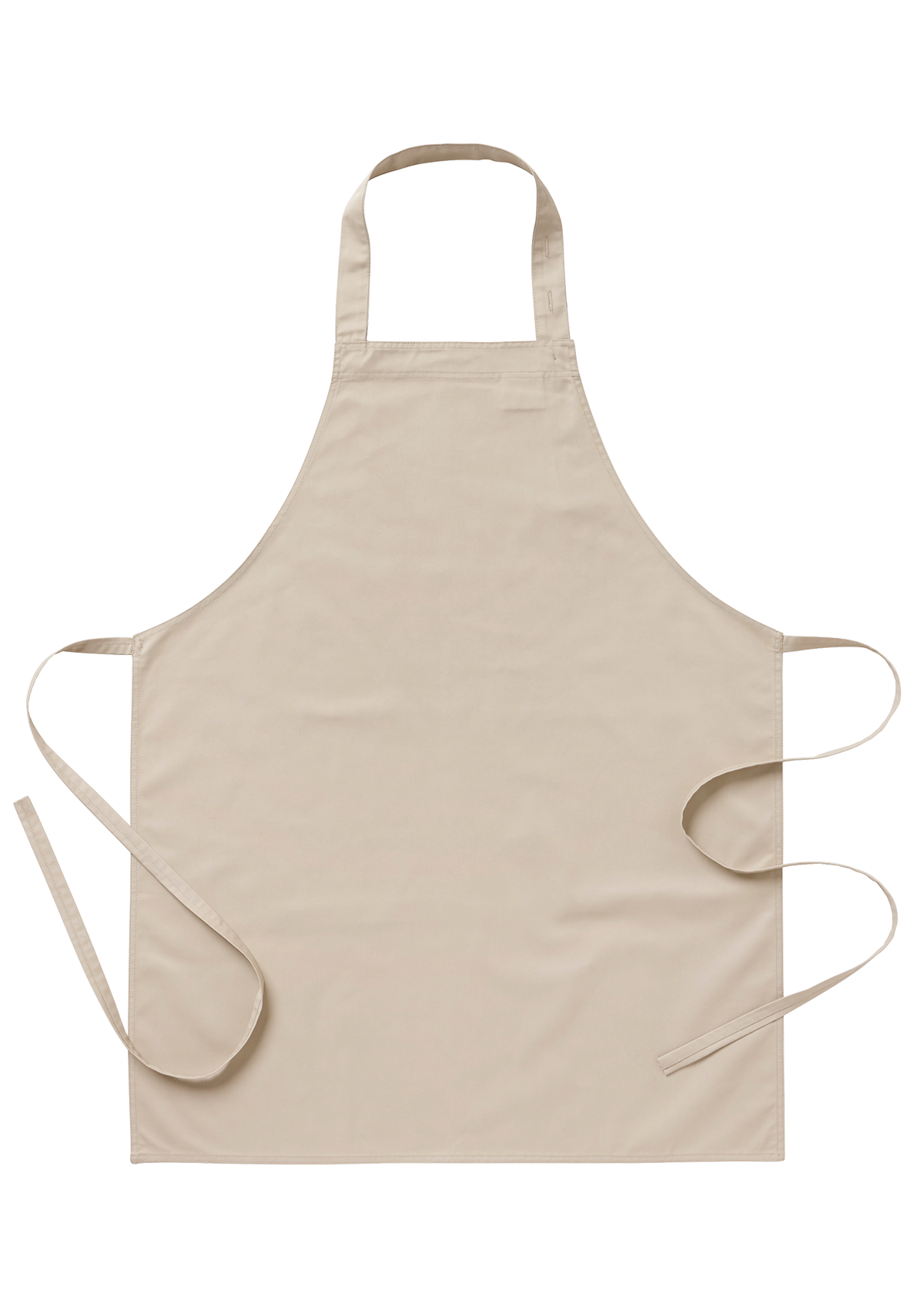 Unisex bib apron without pockets. Segers | Cookniche