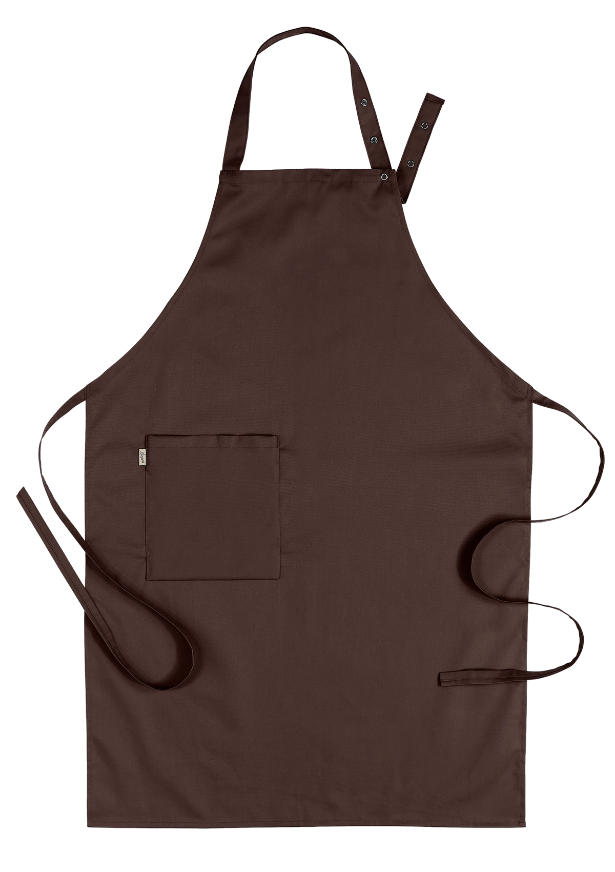 Unisex Bib Apron With Right Pocket. Segers | Cookniche