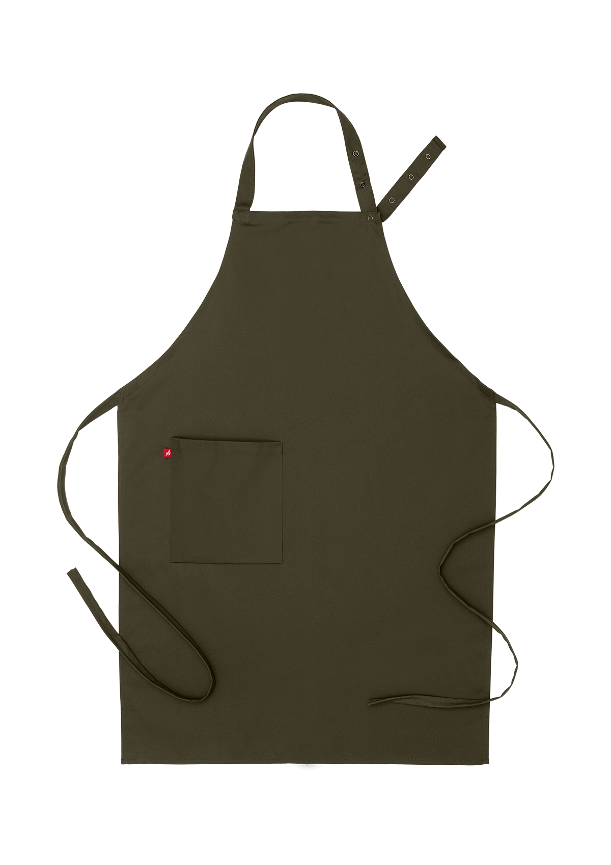 Bib Apron With Right Pocket Unisex