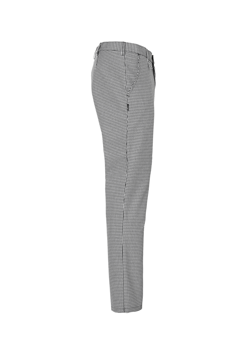 Men's Chef trousers in black pepita with smooth front. Segers | Cookniche