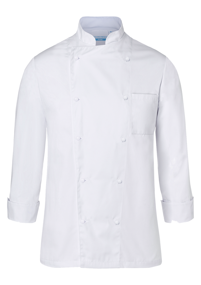 Unisex Double-Breasted & Long-Sleeved Chef's Jacket Basic