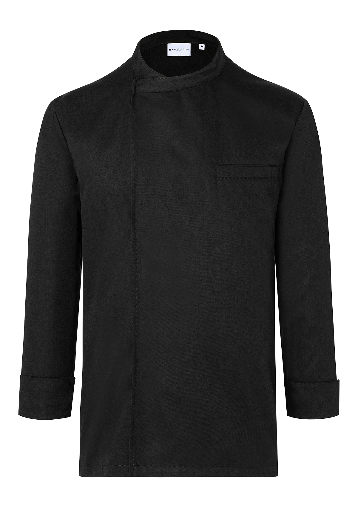 Long-Sleeved Throw-Over Chef's Shirt For Men