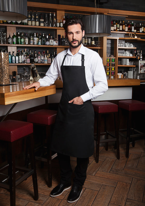 Bib Apron Basic With Pockets
