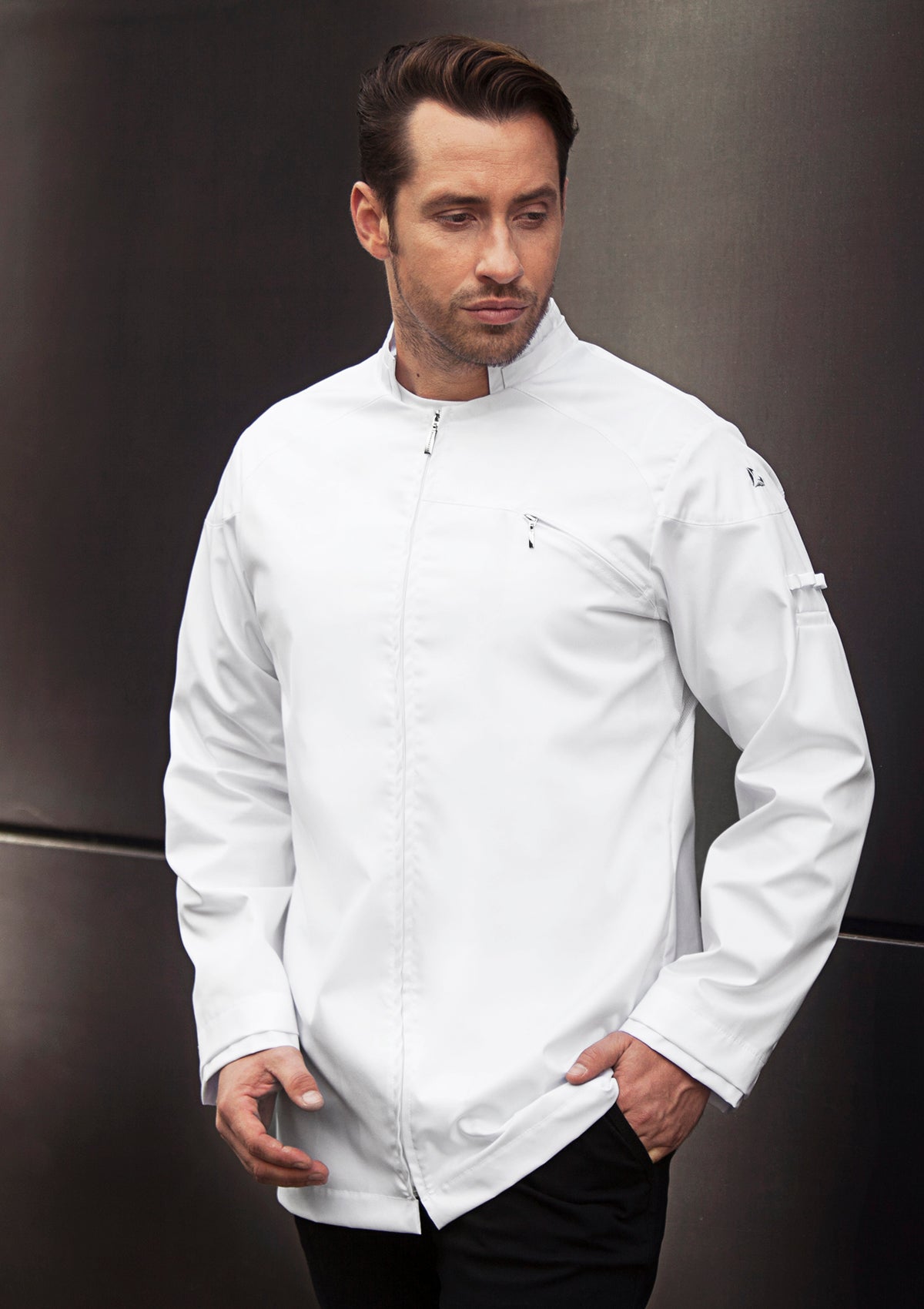 Luxurious Long-Sleeved Chef's Jacket DIAMOND CUT® Avantgarde For Men